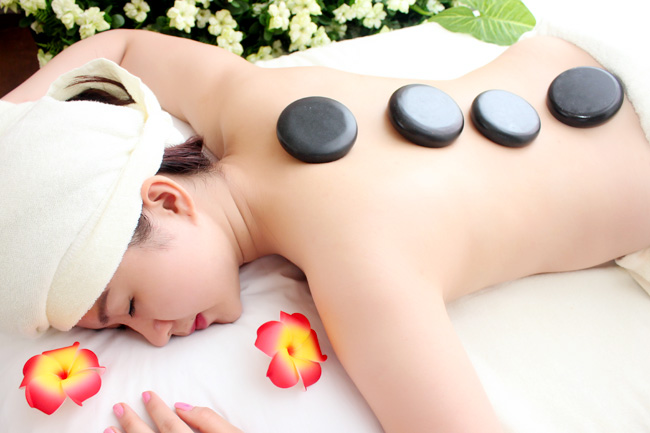 đá massage tròn